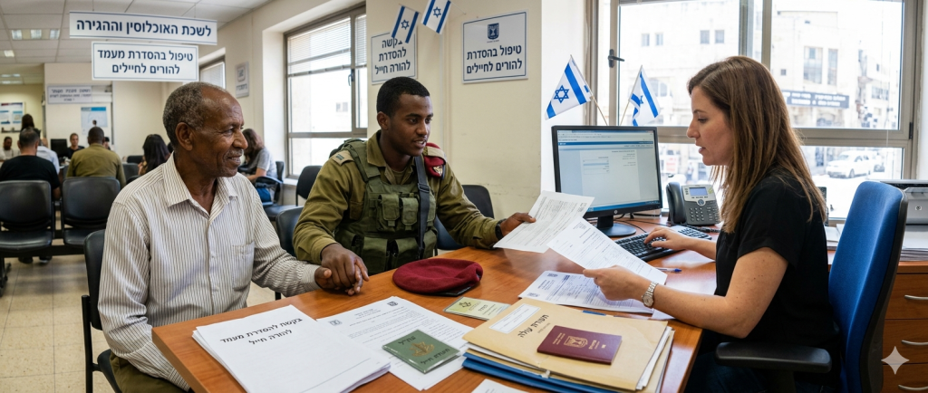 הסדרת מעמד הורה חייל בישראל